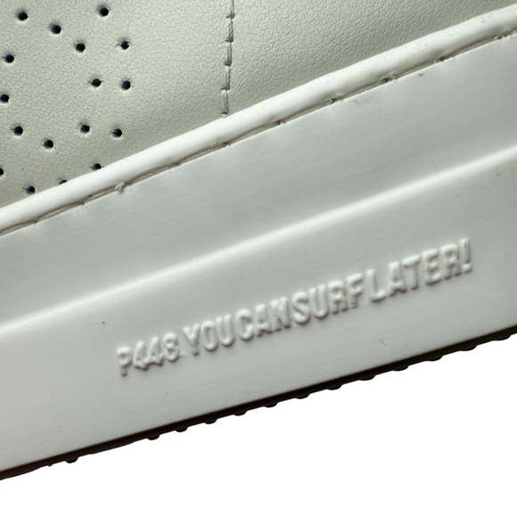 P448 Thea Platform Sneaker Women’s Size EU 40 9.5 Leather Grey White New WOBox - Picture 5 of 14